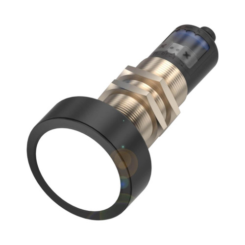 Balluff BUS Ultrasonic Sensor, M30, 600-8000mm Range, Analog, 0-10V, 4-20mA, IP67, M12 Male Connector