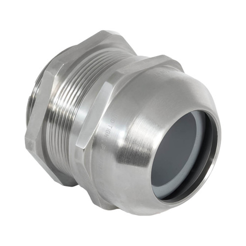 CMP TSM Strain Relief Cable Gland, M32, Nickel-Plated Brass, 24-32mm, Unarmoured, ATEX/IECEx