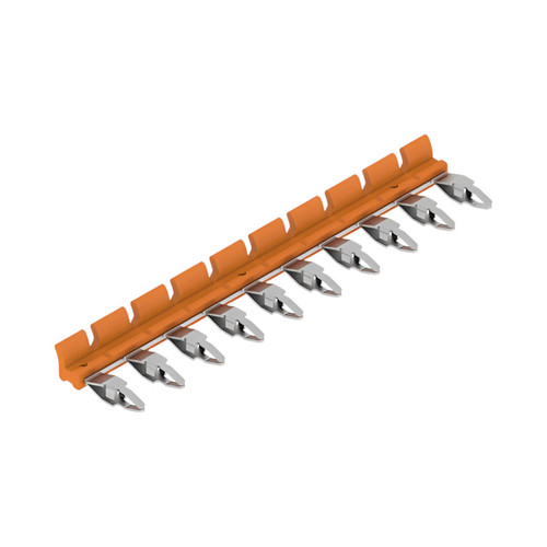 Weidmuller TCC 6.4/10 OR Cross-Connector TERMSERIES Relays, 10-Pole, Orange