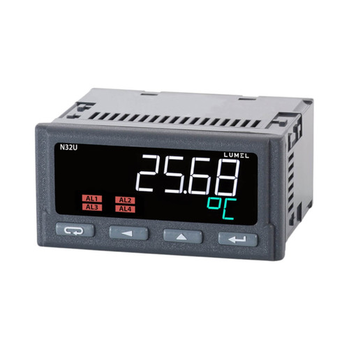 Lumel N32U Programmable Digital Meter, Universal Input (TC/RTD/4-20mA/0-10V), 4-20mA Output, 20-40V Supply