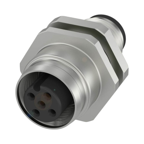Balluff BCC M12 5-Pin A-Coded Bulkhead Connector, Female to Male, IP67