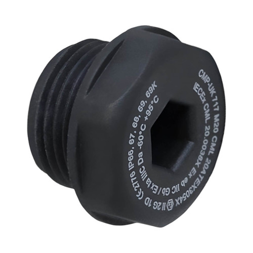 CMP 717 Hazardous Universal Stopper Plug, M20, Nylon