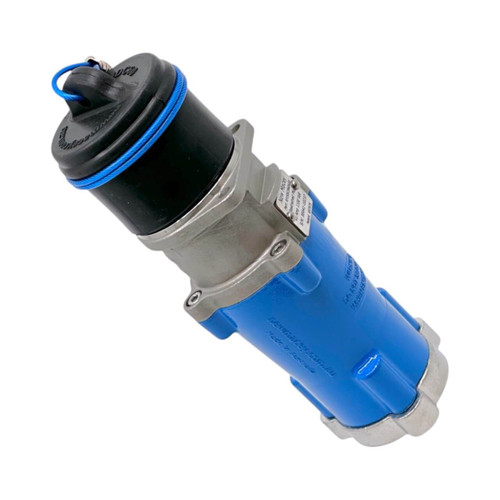 New Macey 1100V Restrained Plug, 65A, 6mm² Cable Size, 20mm Grommet, with Dust Cover