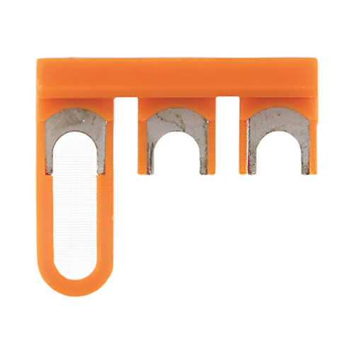 Weidmuller WKS 1/3 Cross-Connector, 3 Poles, 41A, Orange, Screw Connection, Insulated