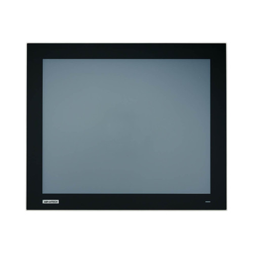 Advantech FPM-217 17" SXGA Industrial Monitor, Resistive Touch, Panel Mount, VGA/DVI Input
