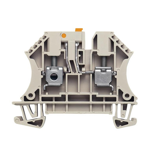 Weidmuller WTR 4 Test-Disconnect Terminal Block, 4 mm², 32A, 500V, Single-Level, Screw Connection, Beige
