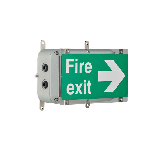 Raytec SPX Hazardous Area LED Bulkhead Emergency Exit Light, 110 to 254V AC, 37W, 6000K, Zone 1/21