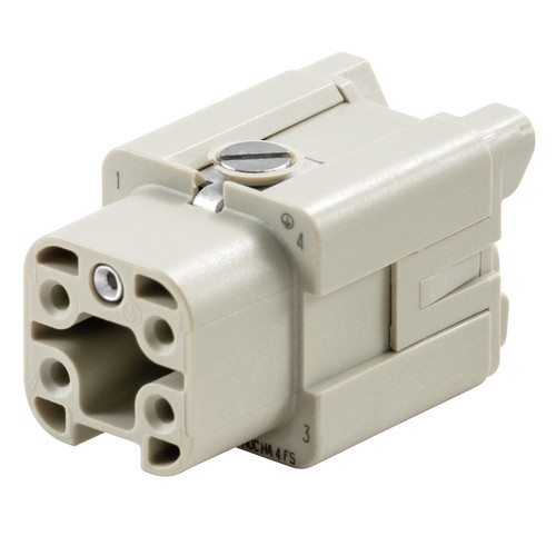Weidmuller Heavy Duty Female Connector Insert, 4+PE, 16A, 400V, Screw Connection
