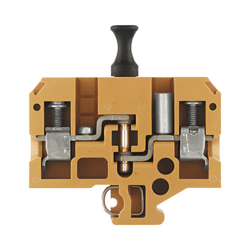 Weidmuller SAKC 10 2STB Test-Disconnect Terminal Block, 10mm², 500V, 26A, Screw Connection, TS 32 DIN Rail