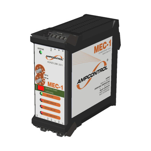 Ampcontrol MEC-1 Earth Continuity Protection Relay, 24V, 5W, IP20, AS/NZS 2081 Compliant