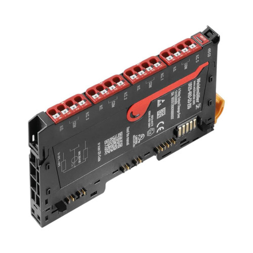 Weidmuller UR20 Remote I/O Module, 4-Channel Relay Output, 24V DC, Push-In, Digital Signal