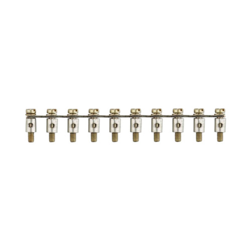 Weidmuller Q 10 AKZ4 Cross-Connector, 10 Pole, 4mm², 24A, Screw-In for AKZ 4 Terminal Blocks