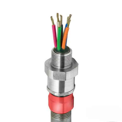 CMP PXRCREX Barrier Cable Gland, M25, Nickel-Plated Brass, RapidEx Seal, Ex d/e/nR/ta, ATEX/IECEx
