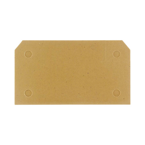 Weidmuller AP SAKB/C/T KRG Terminal Snap-On End Plate, 3mm, Beige