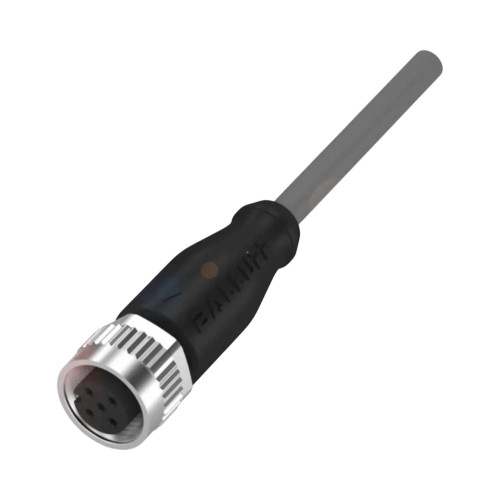 Balluff BCC M12 5-Pin Female Straight Connector to Unterminated Cable, 10m Length, PVC Jacket, IP67