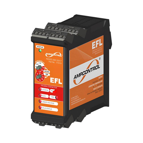 Ampcontrol EFL Protection Relay, Earth Fault Lockout, 110-1100V, Frozen Contactor Protection