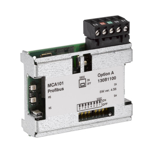 Danfoss VLT Profibus DP V1 MCA 101 Option Card, Uncoated, for FC 102/202/301/302 Drives, IP20