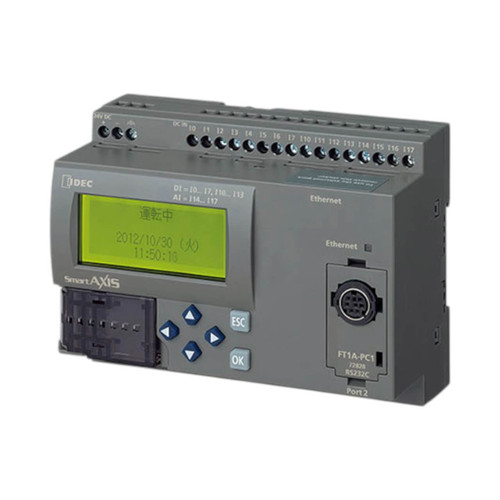 IDEC FT1A SmartAXIS PLC, 24 I/O, 24V DC, Relay Outputs, Expandable