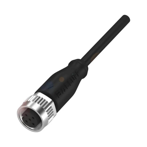 Balluff BCC Single-Ended Cordset, M12 Female Straight, 4-Pin A-Coded, 10m PVC Cable, 4A, 250V AC/DC, IP67