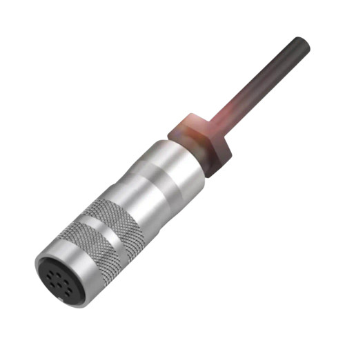 Balluff BCC Single-Ended Cordset, M16 Female Straight, 8-Pin, 5m PUR Shielded Cable, 60V AC/DC, IP67