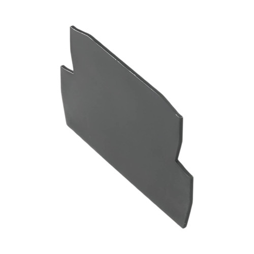Weidmuller AP VSSC4 End Plate, Black, Wemid, Snap-On, for VSSC4 Surge Protectors