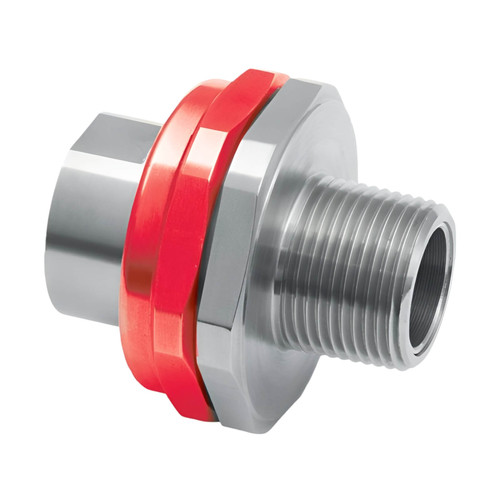 CMP PX780REX RapidEx Barrier Union, M20 Male to M20 Female, Nickel-Plated Brass, Ex d/Ex e/Ex t, IP66, IECEx