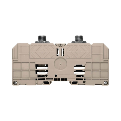 Weidmuller WFF 300 Feed-Through Terminal Block, 300mm², 520A, 1000V, Bolt Connection, DIN Rail Mount, Beige