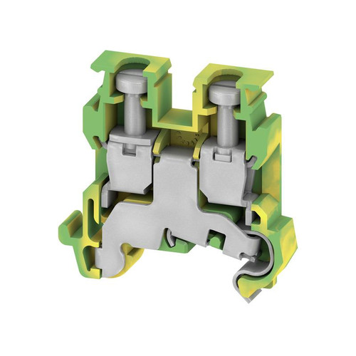 Weidmuller AKE Earth Terminal Block, 2.5mm², 250V, Screw Connection, Green/Yellow, TS 15