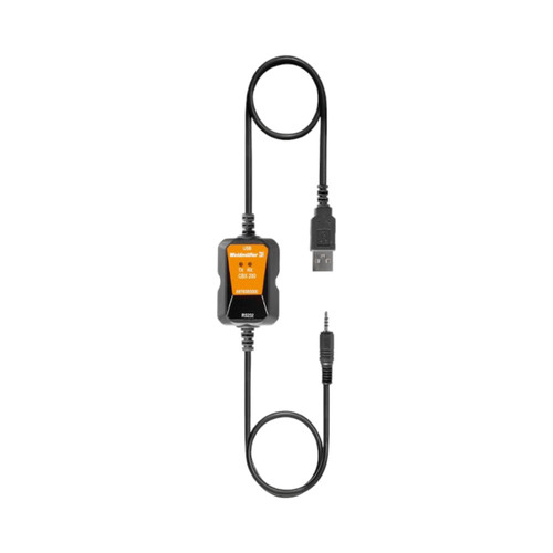 Weidmuller CBX200 USB Configuration Cable, USB to RS232, 100mA, LED Status, for ACT20 Signal Conditioners