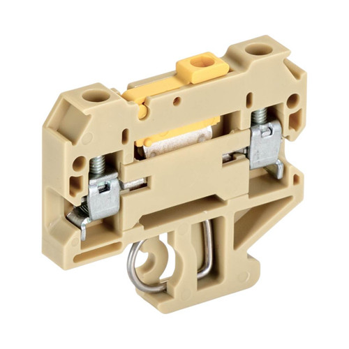 Weidmuller SAKR Test-Disconnect Terminal Block, 4mm², 400V, 10A, Screw Connection, Single-Level, TS 35