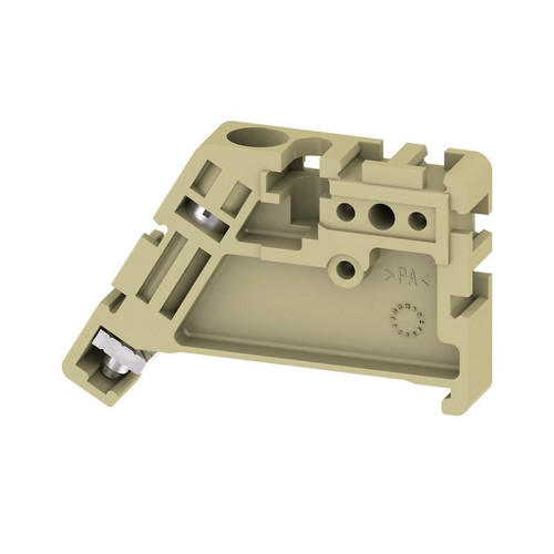 Weidmuller EW 35 End Bracket, Beige, Screw Clamp, TS 35 DIN Rail Mount