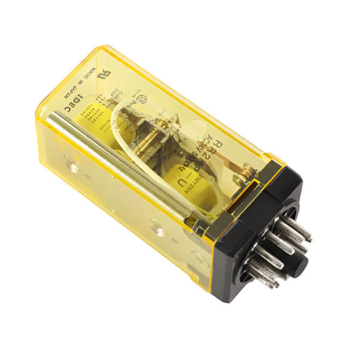 Idec RR2KP Plug-in Power Relay, DPDT, 10A, 24V AC Coil