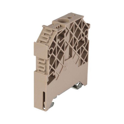Weidmuller WEW 35/1 End Bracket for DIN Rail TS 35, Beige, Plastic, Screw Clamp Mounting