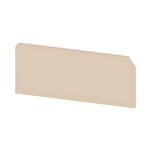 Weidmuller AP ASK1 End Plate, Beige, 1.5mm, Snap-On for ASK 1 Fuse Terminal Blocks