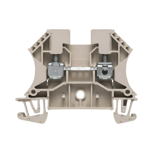Weidmuller WDU 4 Feed-Through Terminal Block, 4mm², 800V, 32A, Screw Connection, Beige, DIN Rail TS 35