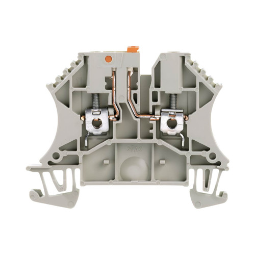 Weidmuller WTR 2.5 STB2.3 Test-Disconnect Terminal Block, 2.5mm², 500V, 24A, Screw Connection, Beige, TS 35