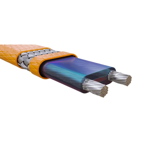 Thermon HTSX 12-2-OJ Self-Regulating Heat Tracing Cable, 39W/m, 208-277VAC, 150°C Max Maintenance Temperature