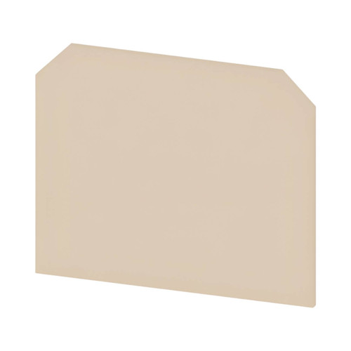 Weidmuller AP SAK16 End Plate, Beige, 1.5mm, Snap-On for SAK 16 Terminal Blocks