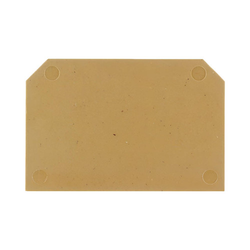 Weidmuller AP SAKS1+3 KRG End Plate, Beige, Snap-On for SAKS 1/3 Fuse Terminal Blocks