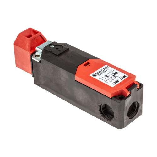 Bernstein AG SLK Safety Interlock Switch, 2NC 2NO, Power-to-Release, 24V AC/DC, IP67, Spring Lock, 3 x M20