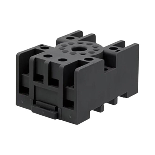 IDEC SR3P Relay Socket, 11-Pin, 10A, 300V, DIN Rail Mount, Finger-Safe Screw Terminal for RR3PA, RR2KP Relays