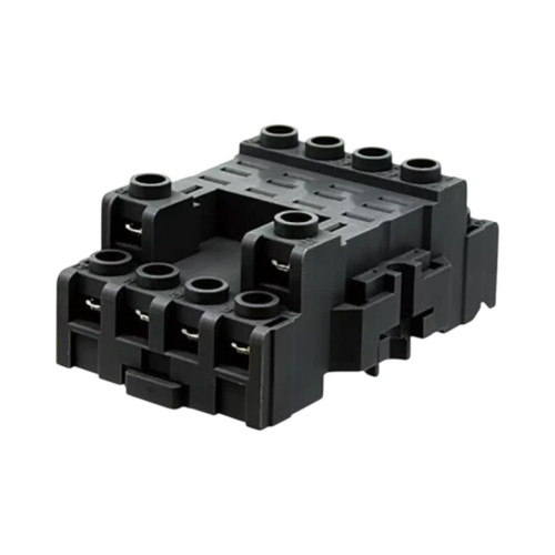 IDEC SH4B 14-Pin DIN Rail Mount Relay Socket for RH4B Relays, 4PDT, 10A, Finger-Safe