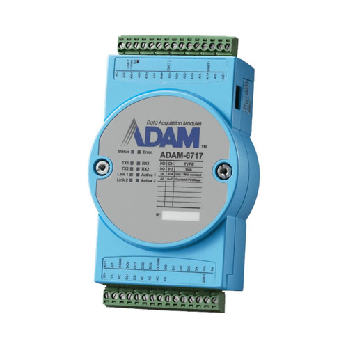 Advantech ADAM-6717 Intelligent IO Gateway with  Analog Input