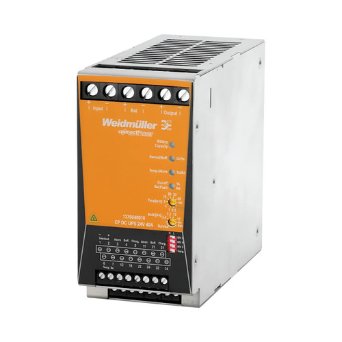 Weidmuller CP DC UPS Uninterruptible Power Supply, DIN Rail Mount, 24V DC, 960W, 40A