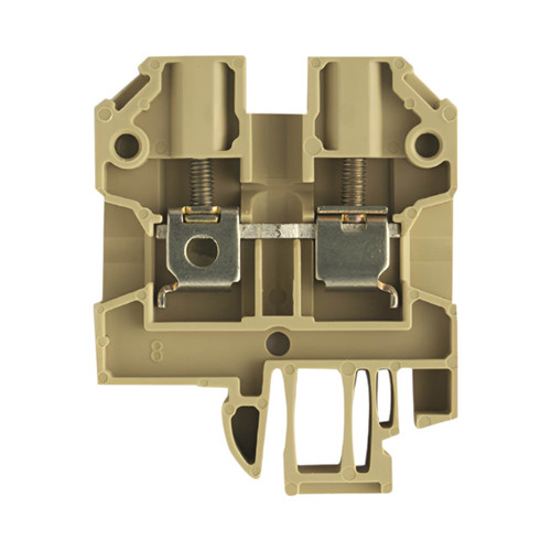 Weidmuller SAK 4 Feed-Through Terminal Block, 4mm², 800V, 32A, Screw Connection, Beige, DIN Rail TS 35