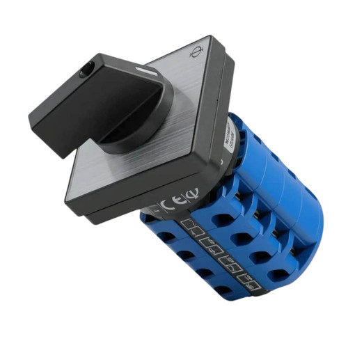 Kraus & Naimer CA10 A233 Multi-Step Cam Switch, 1 Pole, 20A, 690V, 6 Position without Off, Panel Mount