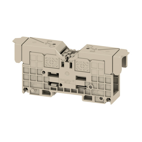 Weidmuller WFF 35/AH Feed-Through Terminal Block, 35mm², 1000V, 150A, Beige, M6 Bolt Connection, TS 35