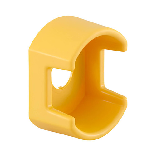 IDEC HW9Z Emergency Stop Pushbutton Shroud, Yellow, 22mm Cutout