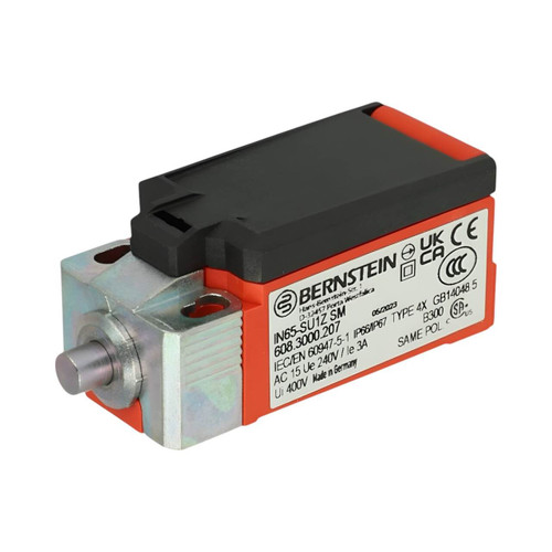 ​Bernstein AG IN65 Limit Switch with Plunger Actuator, 1NC/1NO, Snap-Action, 240V AC, 5A, M20 Cable Entry