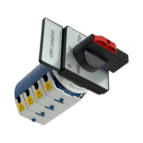 Kraus & Naimer CA80 A213 Changeover Switch with Off, 4 Pole, 115A, 690V, 3 Position, Lockable, Panel Mount